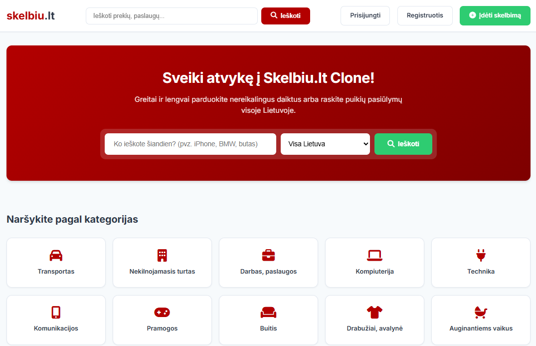 Skelbimų portalas